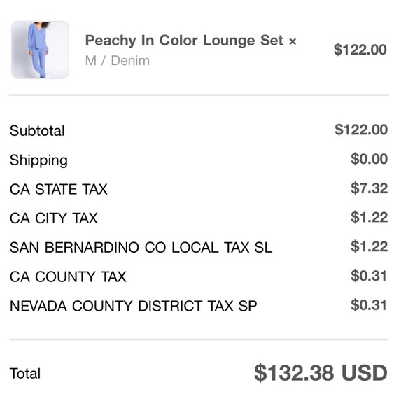 Pj salvage “peachy in color” lounge set SOLD OUT in all sizes - Picture 4 of 4